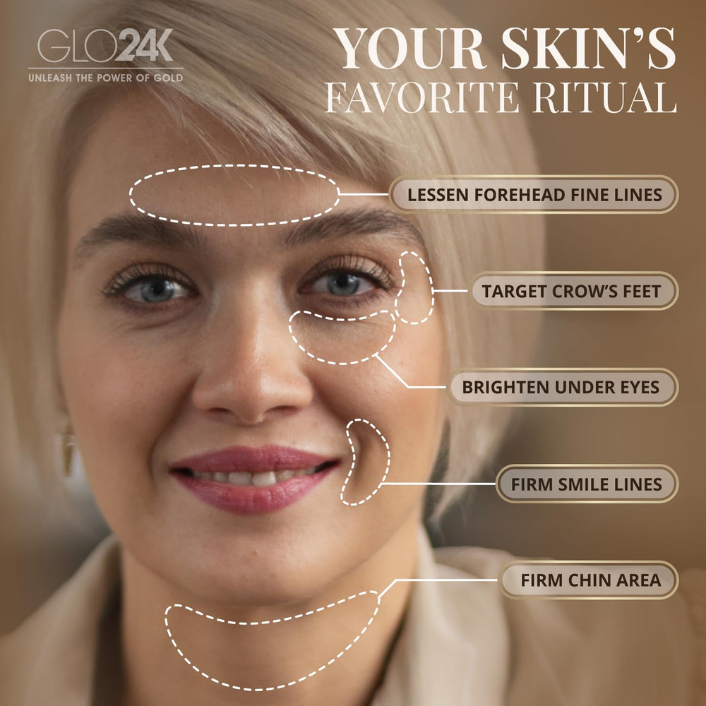 GLO24K hialurónico alta hidratación, hidratación profunda y piel suave.