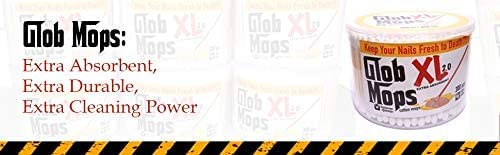 Glob Mops XL: estuche compacto facilita llevarlo para retoques en cualquier momento.