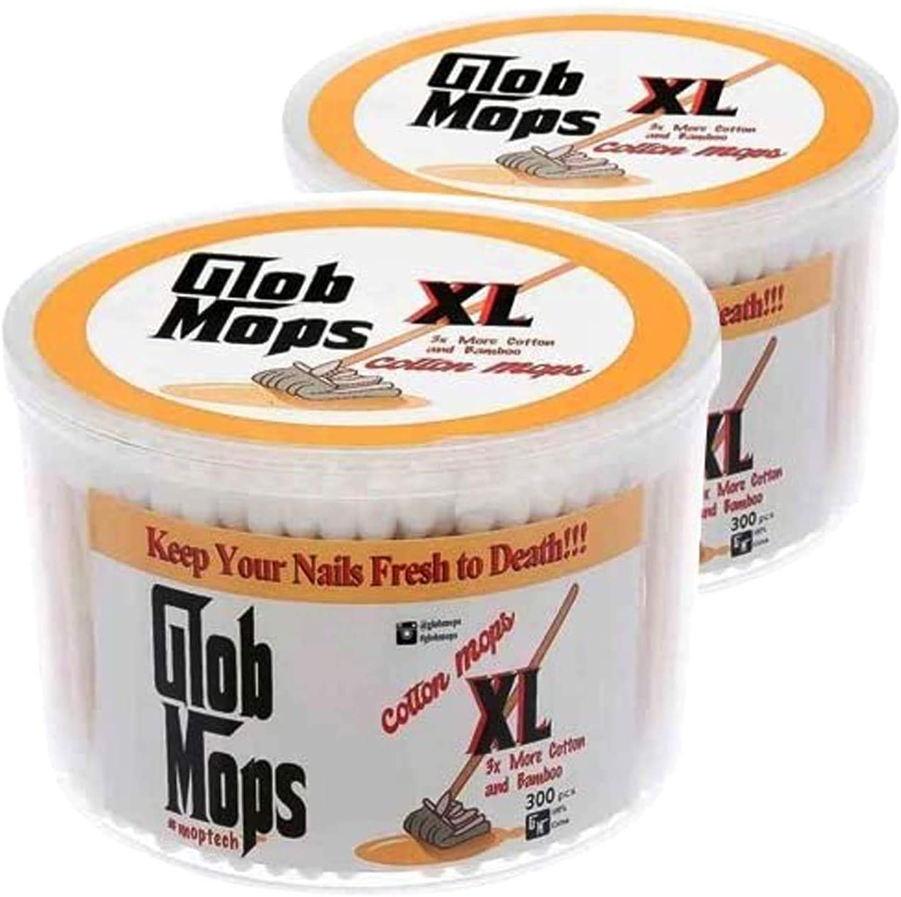 Glob Mops XL: paquete de hisopos de algodón para uso diario con precisión.