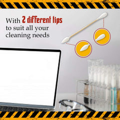 Glob Mops XL: uso en maquillaje para correcciones precisas sin dejar fibras.