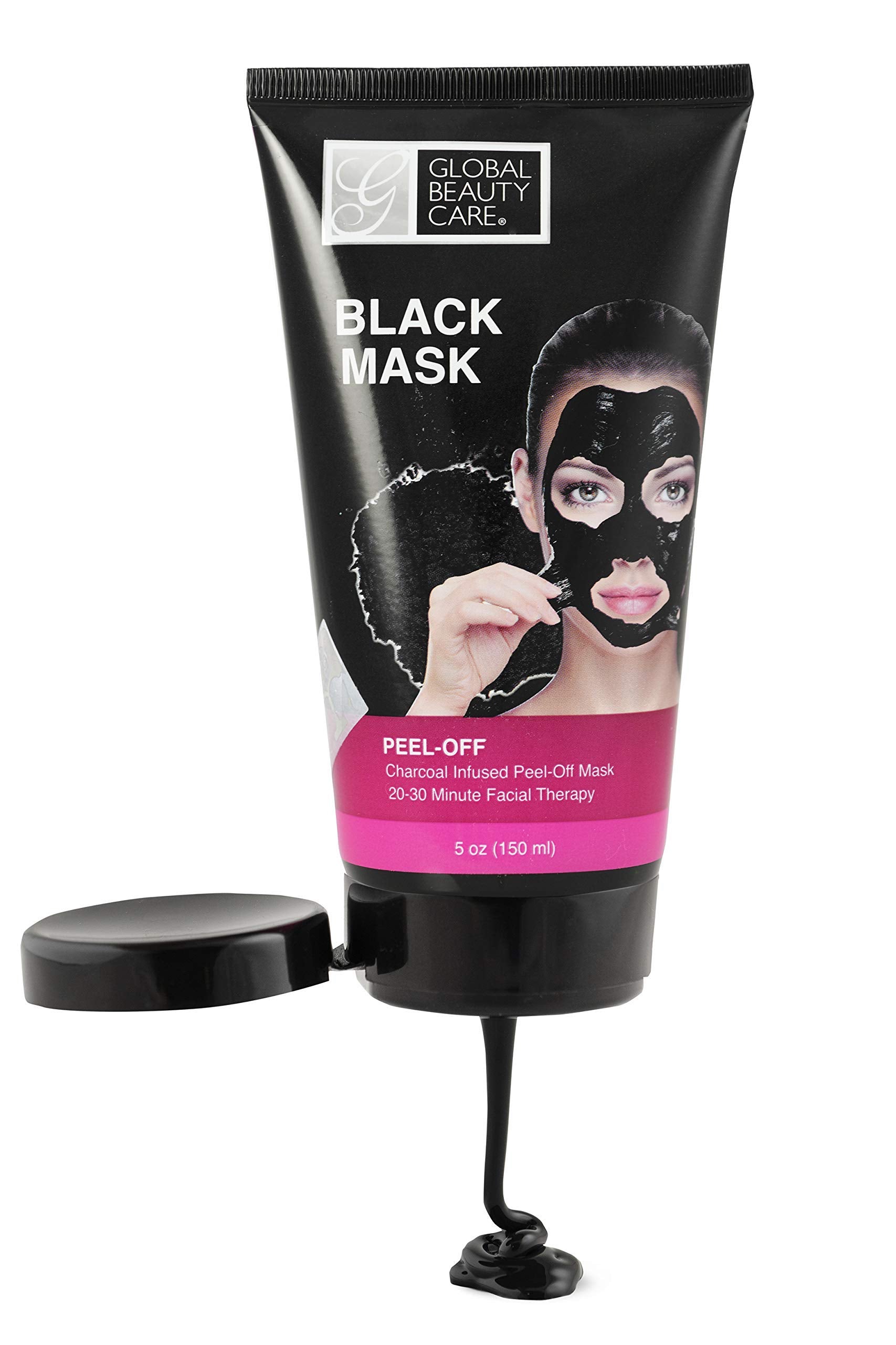 Global Beauty Care textura gel negra facilita aplicación para tratamiento semanal de cuidado facial