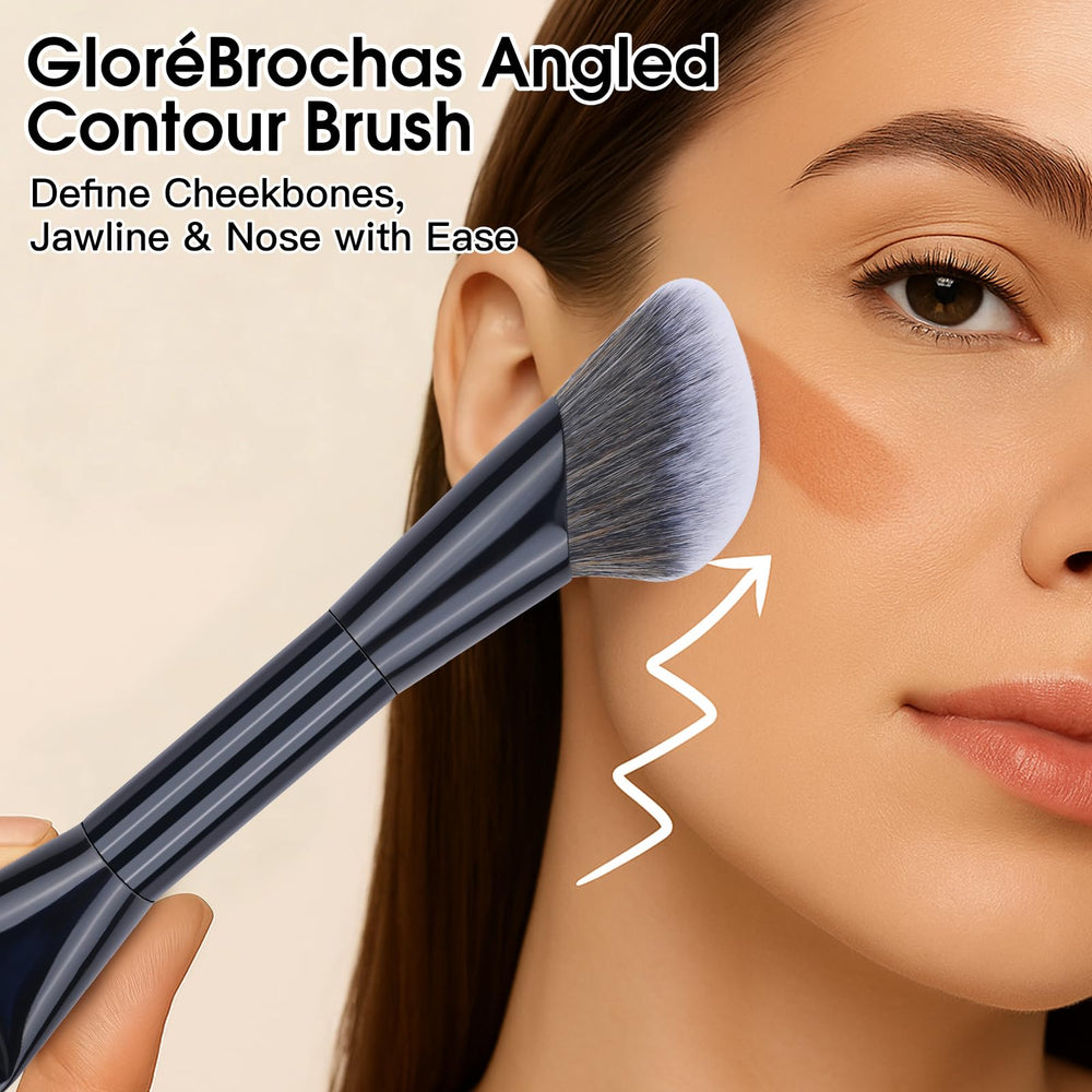 Acabado difuminado y aireado para un look natural con GloréBrochas.