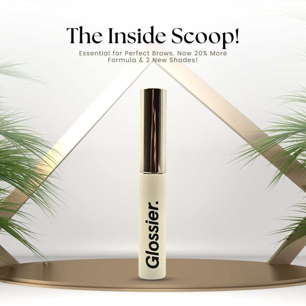 Glossier Boy Brow tonos marrón oscuro y gris para definir