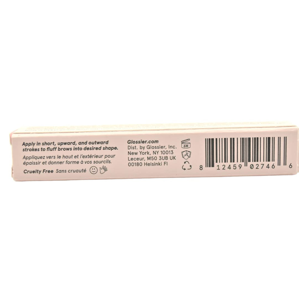 Regard naturel et défini grâce à Glossier Boy Brow transparent.
