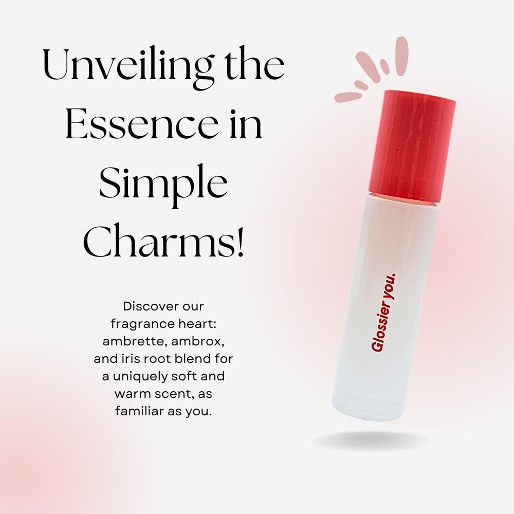 Glossier You rodillo con corazón de semillas de ambreta cálidas