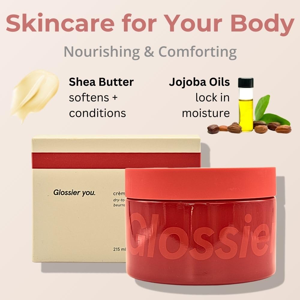 Diseño de embalaje elegante de Glossier You Creme De You.