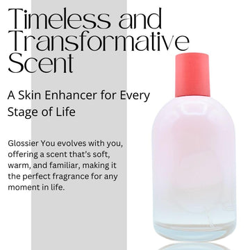 Glossier You EDP XL 100 ml, presentacion-envase para tocadores y guardarlo con estilo.