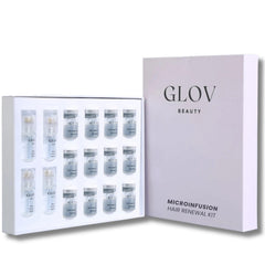 Kit Glov Beauty renovacion capilar 0,25 mm dorado para uso en casa