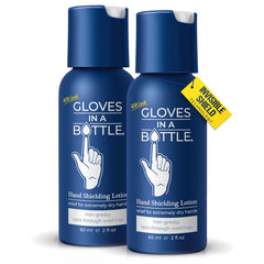 Gloves In A Bottle: botella de loción protegiendo la piel con una barrera duradera.