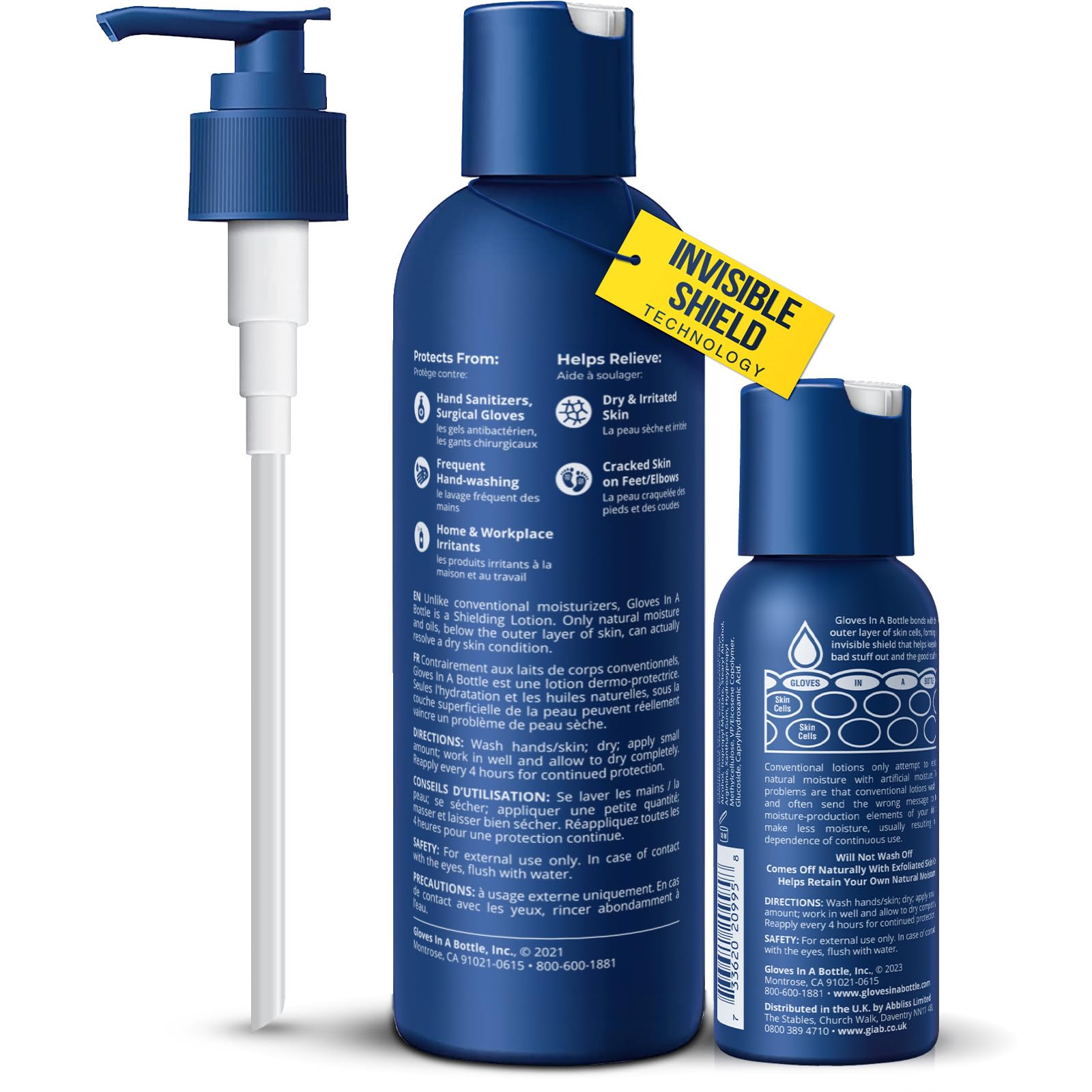 Gloves In A Bottle crema de manos hidrata piel seca, alivio suave para uso prolongado.