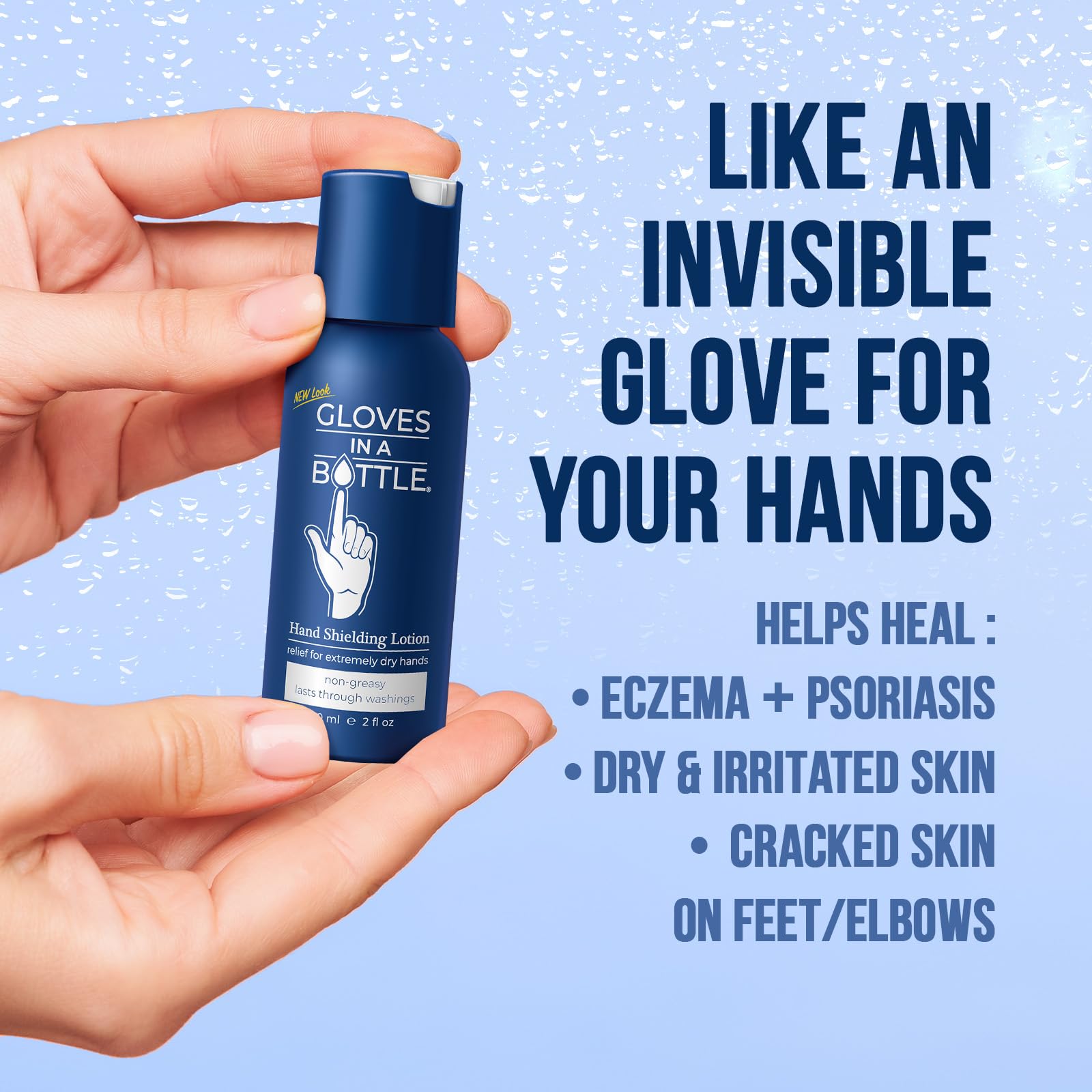 Gloves In A Bottle: ingredientes aptos para veganos y cuidado suave de la piel.