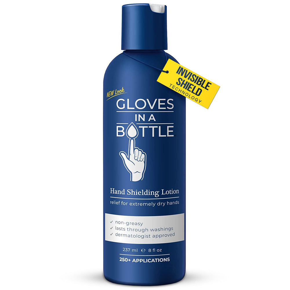 La marca Gloves In A Bottle presenta loción barrera para piel, protege las manos.