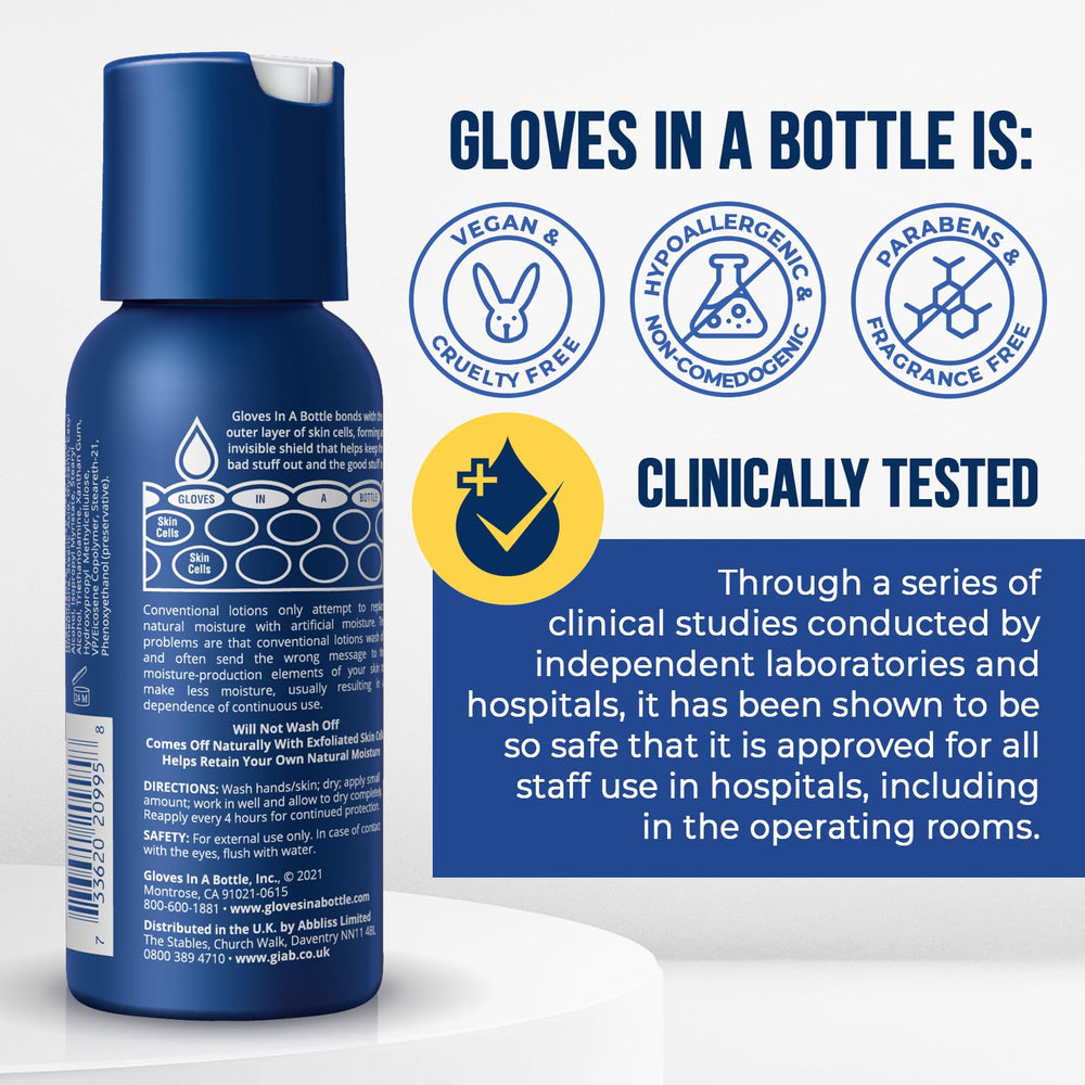 Combo de dos tubos Gloves In A Bottle, protección continua y cuidado diario