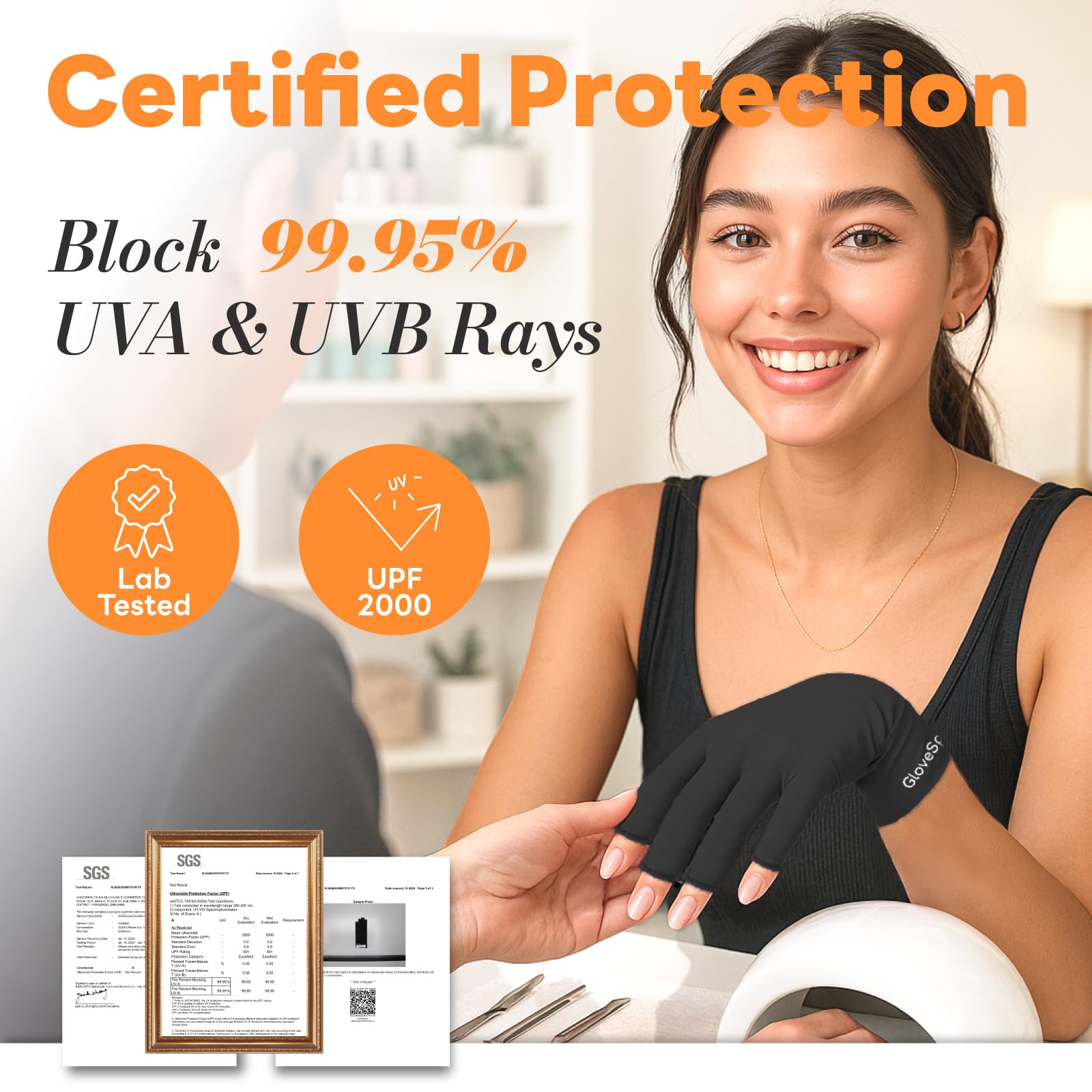 Guantes GloveSpire resisten al lavado manteniendo protección UV