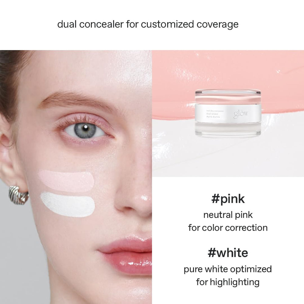Glow Concealer aplicador suave para uso cómodo en zonas delicadas.