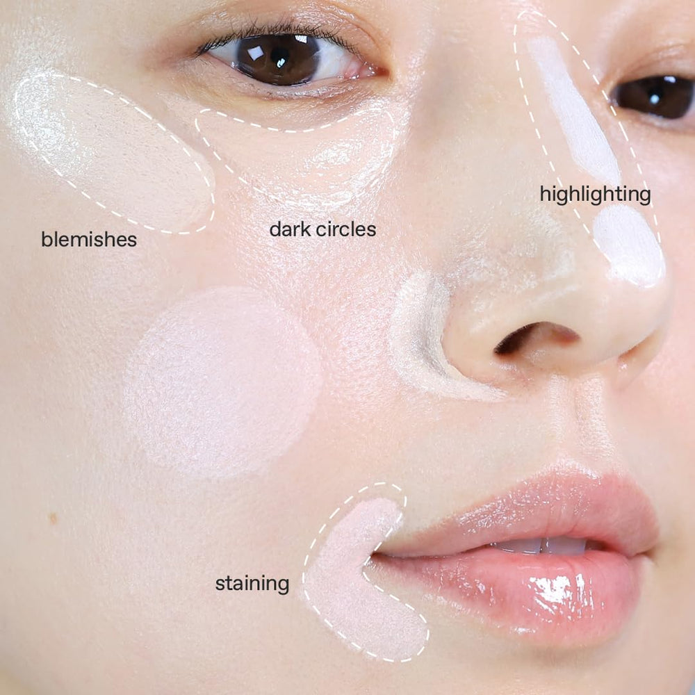 Glow Concealer permite mezclar con base para ajustar tono.