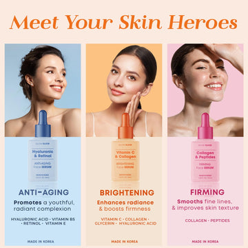 Morning routine using Glow Elixir serum before moisturizer