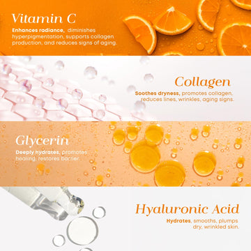Close-up of Glow Elixir serum texture for smooth, radiant skin