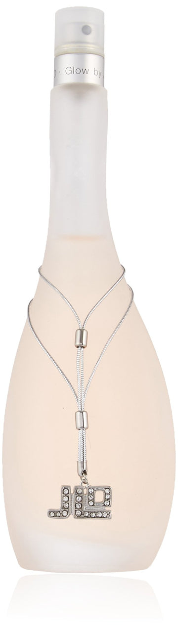 Glow de Jennifer López, botella de perfume, ideal para uso diurno y sensación fresca.