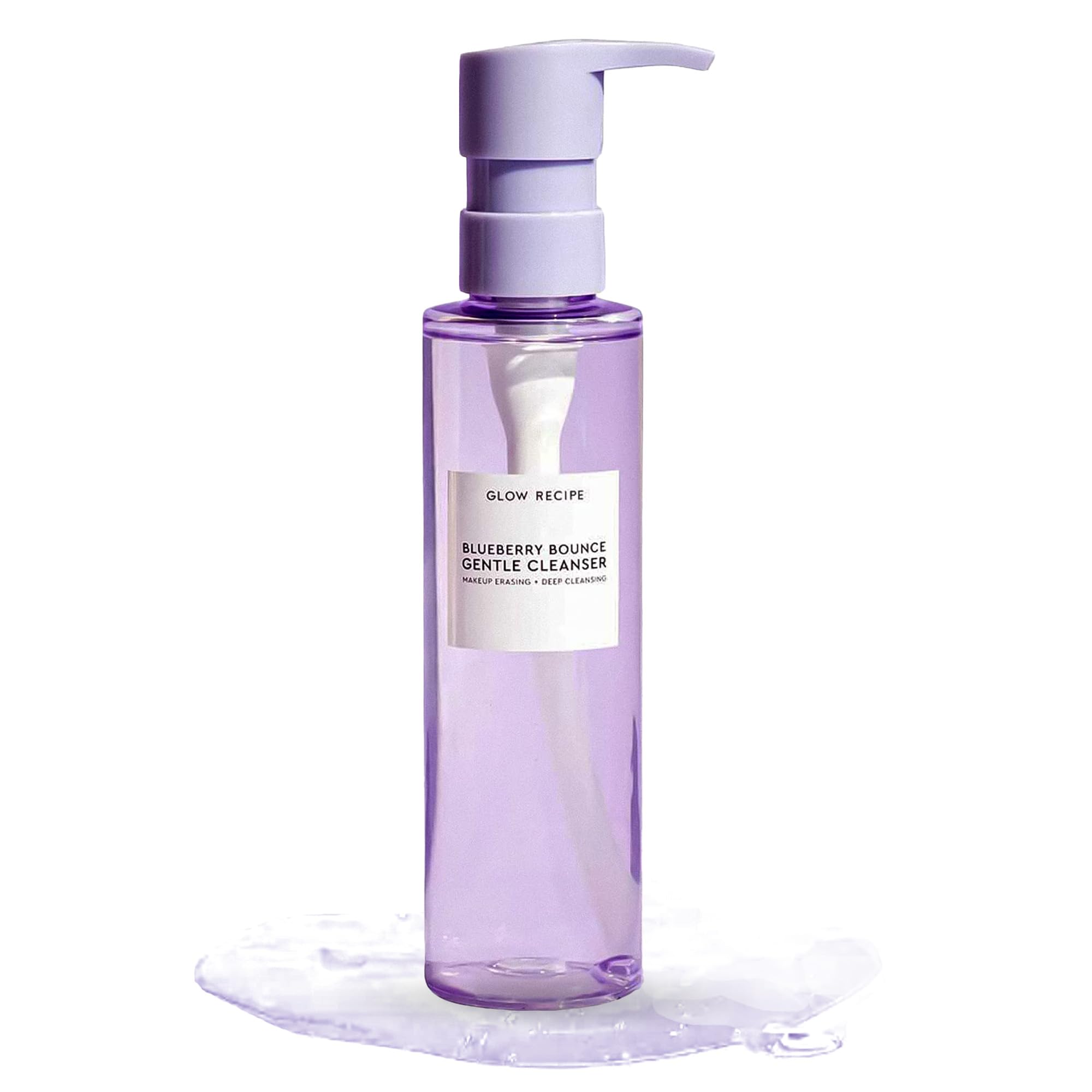 Glow Recipe Blueberry Bounce: botella del limpiador facial suave para uso diario.