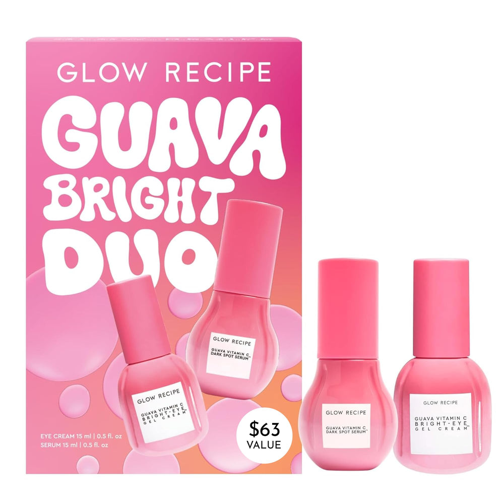 Coffret Glow Recipe goyave éclat, cadeau élégant prêt à offrir.
