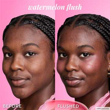 Uso en labios para un color coordinado con la piel con Glow Recipe.