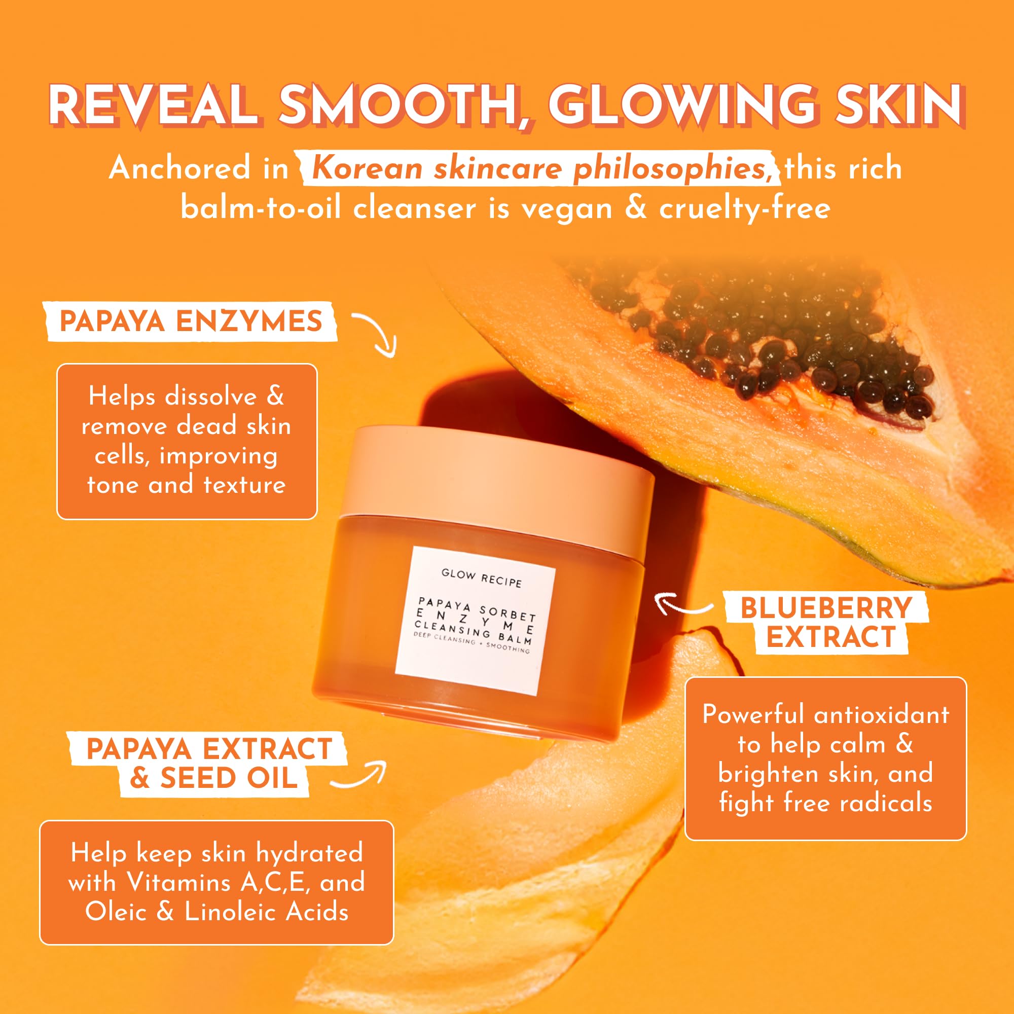 Papaya Enzyme de Glow Recipe ilumina y suaviza la piel
