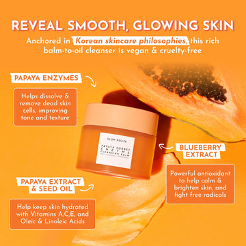 Papaya Enzyme de Glow Recipe ilumina y suaviza la piel