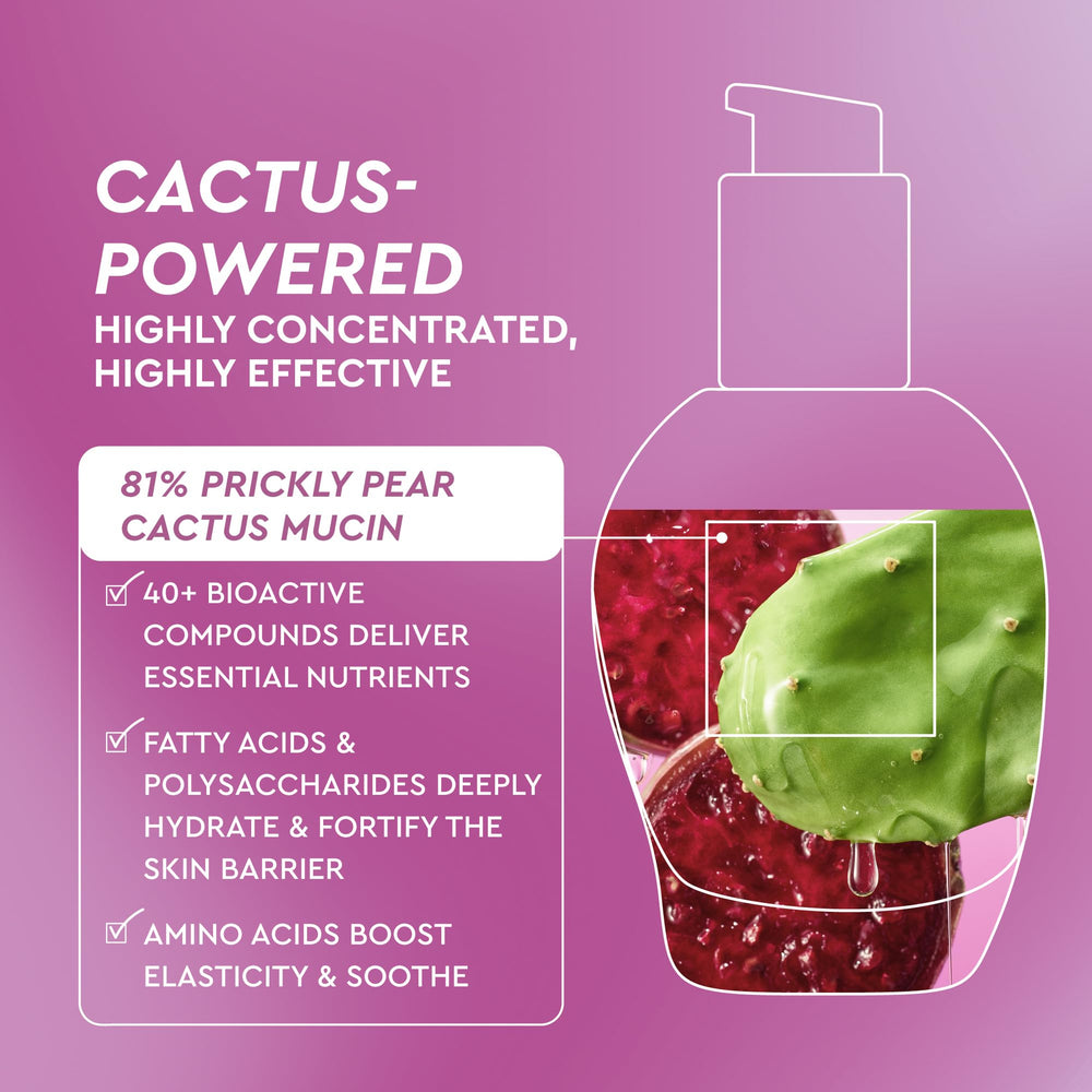 Glow Recipe Prickly Pear Peptide Mucin: aplicación suave que se integra con tratamientos y maquillaje