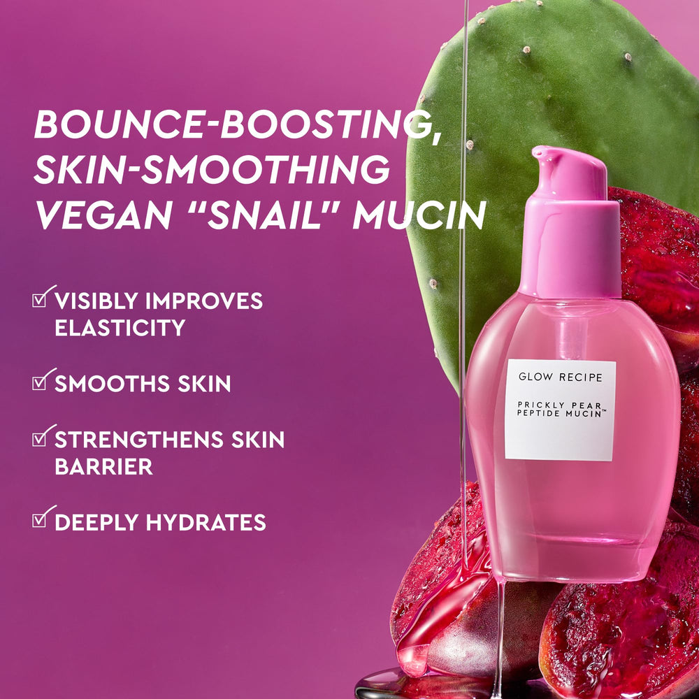 Glow Recipe Prickly Pear Peptide Mucin: textura ligera que hidrata sin sensación grasa
