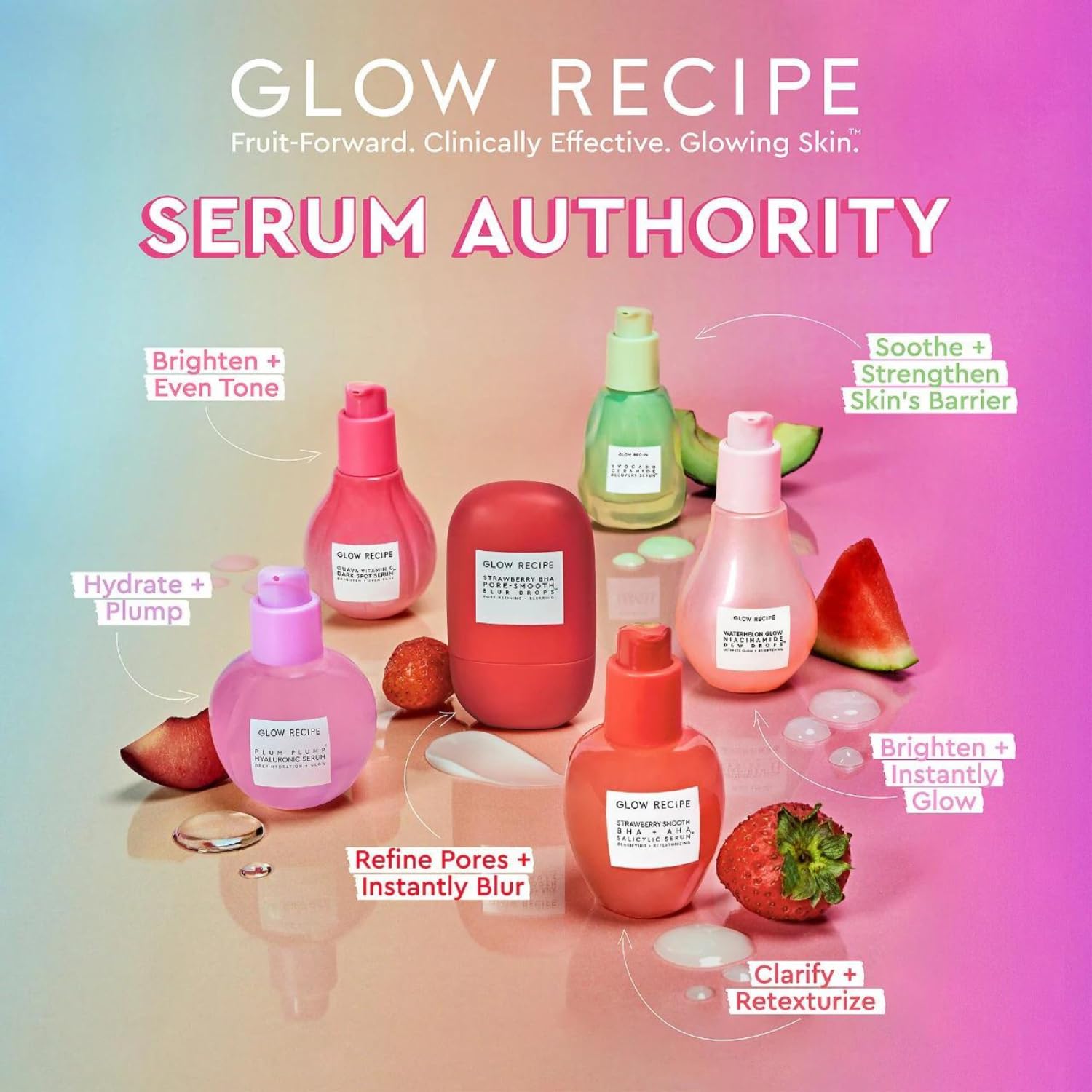 Glow Recipe suero: brillo suave que ilumina la piel de forma natural.
