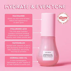 Sérum Glow Recipe Niacinamide – texture gel légère et hydratante