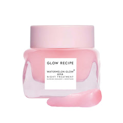 Glow Recipe Watermelon Glow Night Treatment, envase compacto para viaje y uso nocturno.