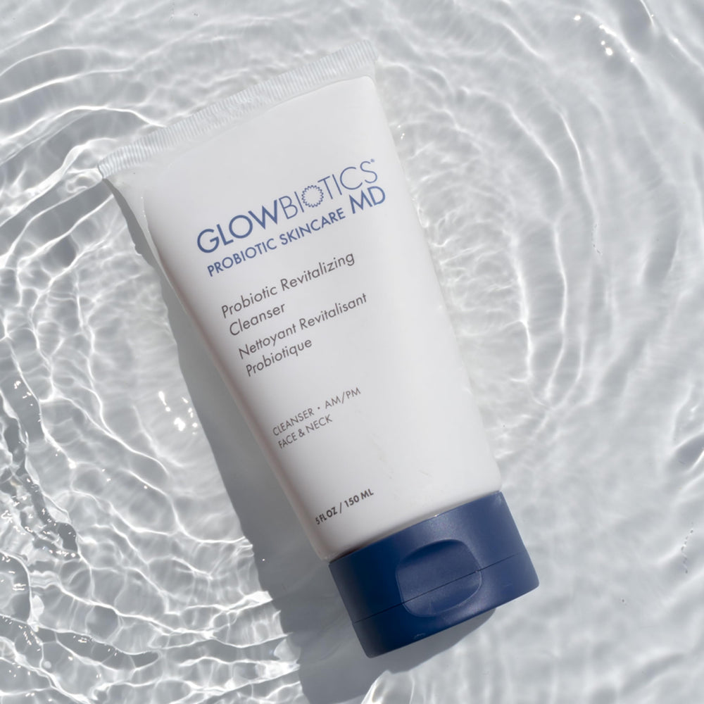 Glowbiotics nettoyant apaisant – aloé et beta-glucane pour calmer et hydrater.