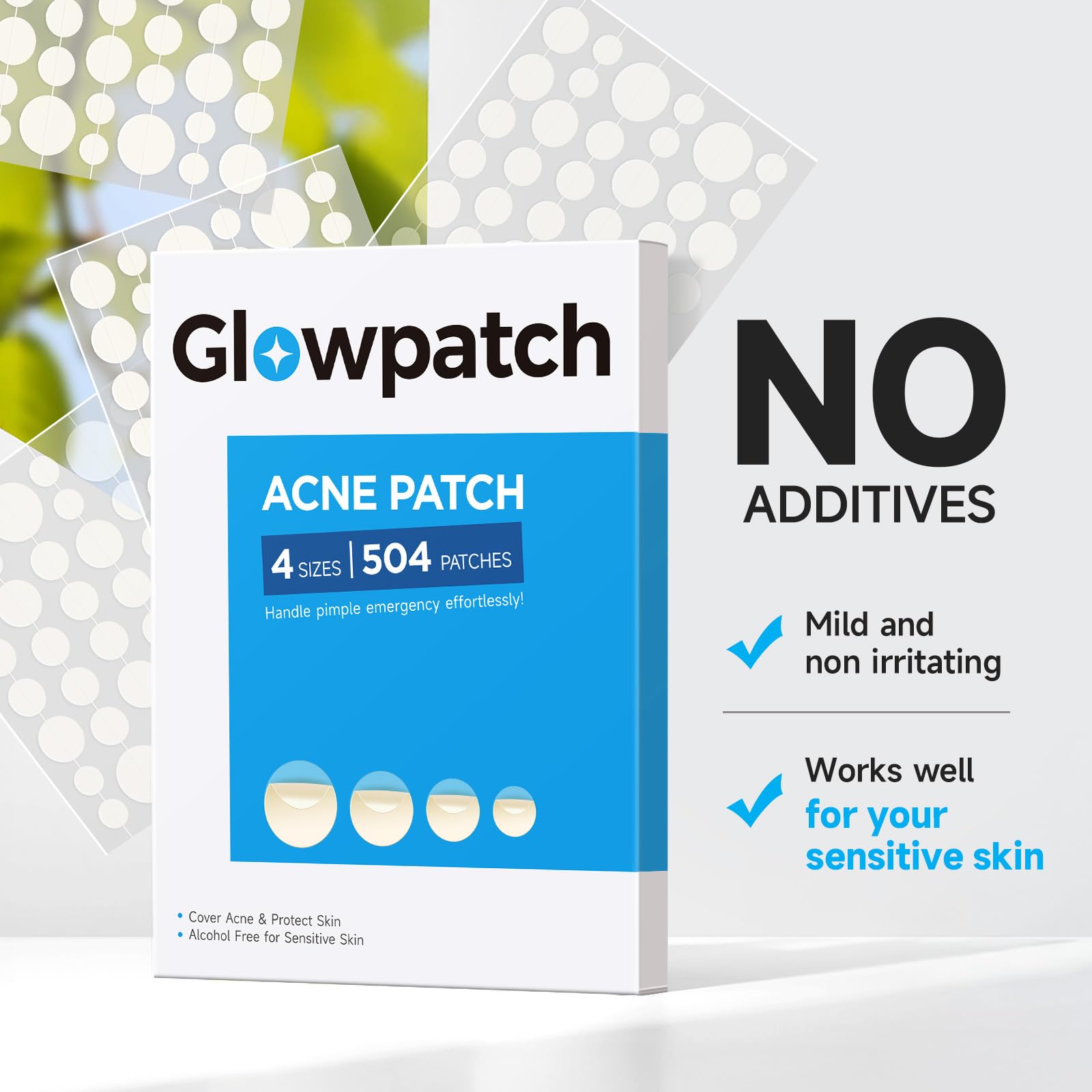 Glowpatch formato de viaje ideal para bolso y oficina