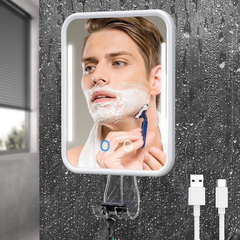 Uso sencillo y mantenimiento fácil con Glowtop espejo de ducha.