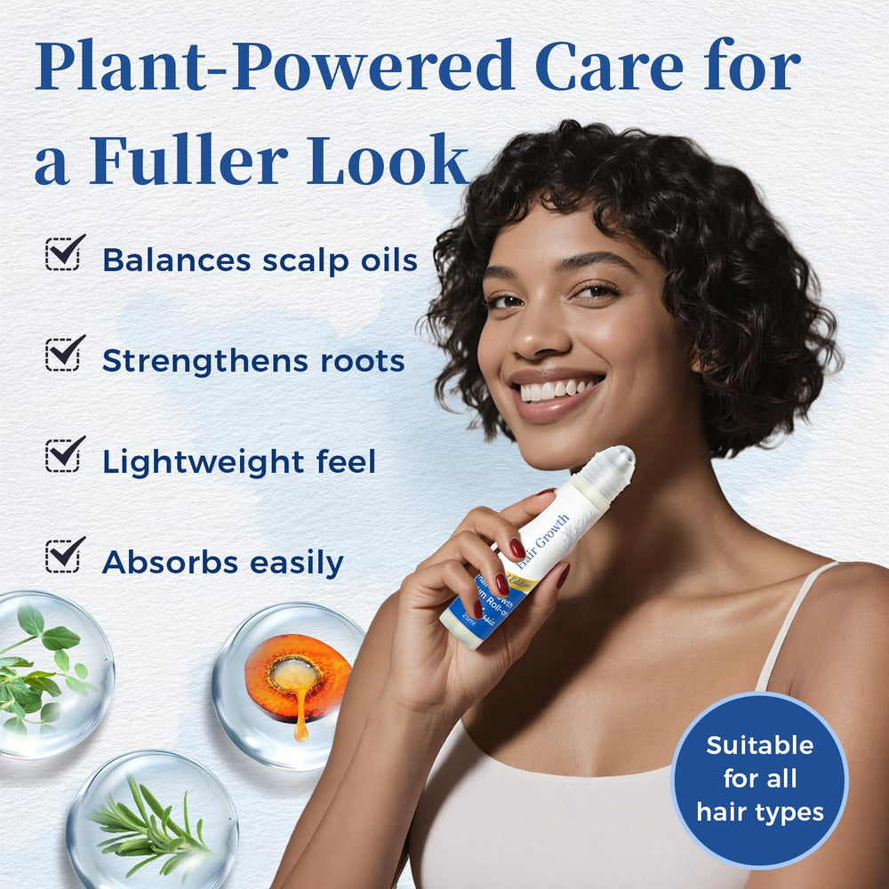 Gluvelessia Serum with ginger and tea tree oil for scalp refreshment.