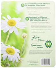 Glysomed hand cream packaging highlights glycerin, silicone, and chamomile