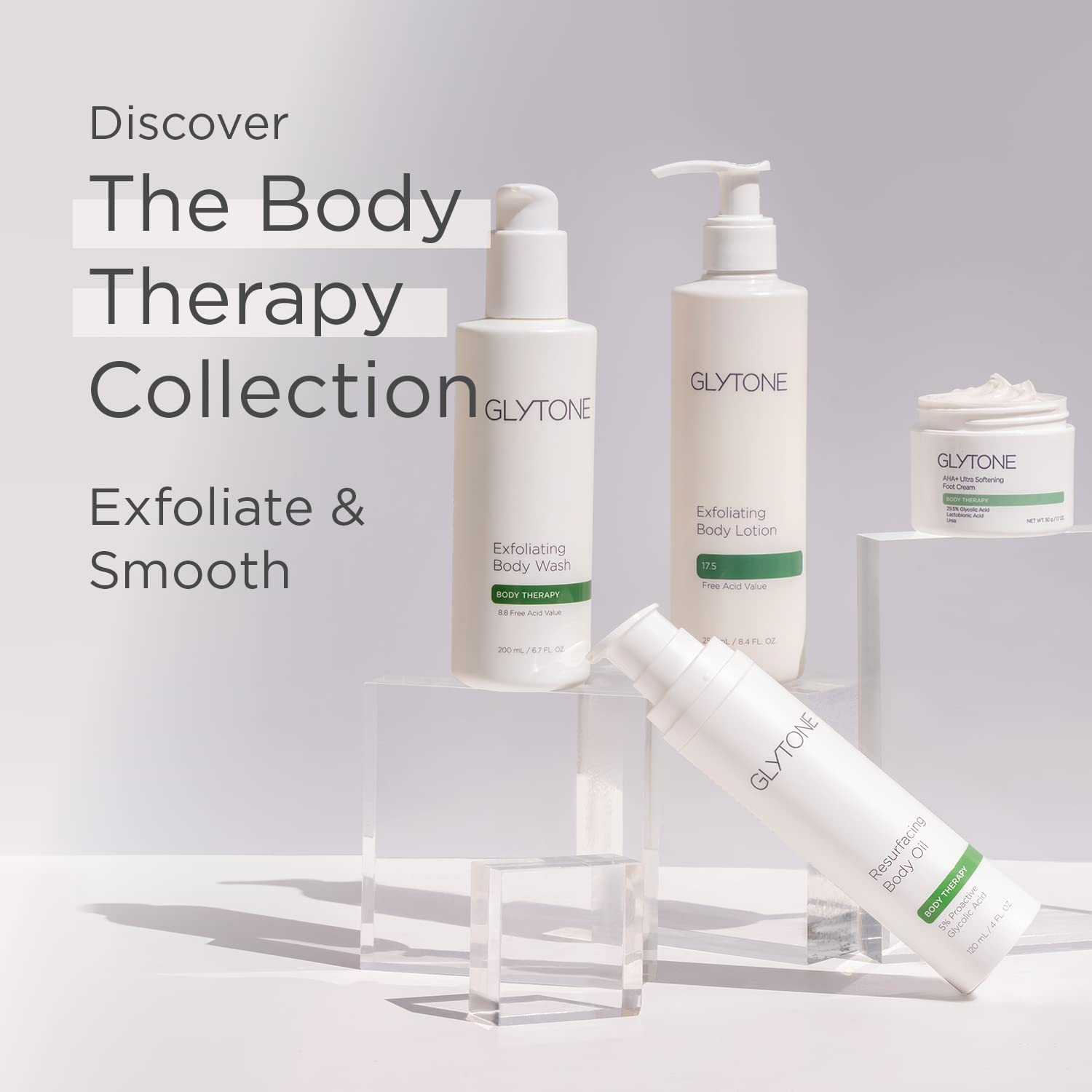 GLYTONE Utilisation - application rapide en 10-15 minutes.