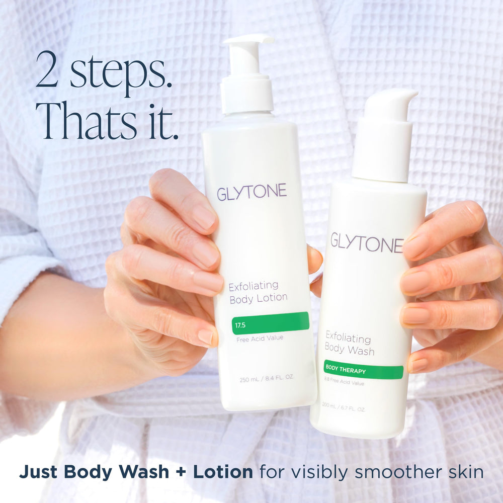 Glytone KP Kit: Ingrediente clave ácido glicólico para renovación suave.