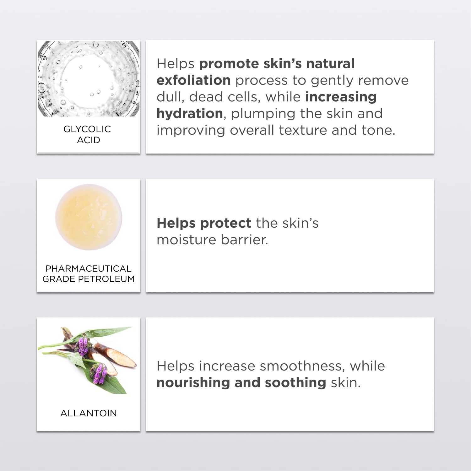 Glytone loción exfoliante aplicada con la mano para exfoliación suave