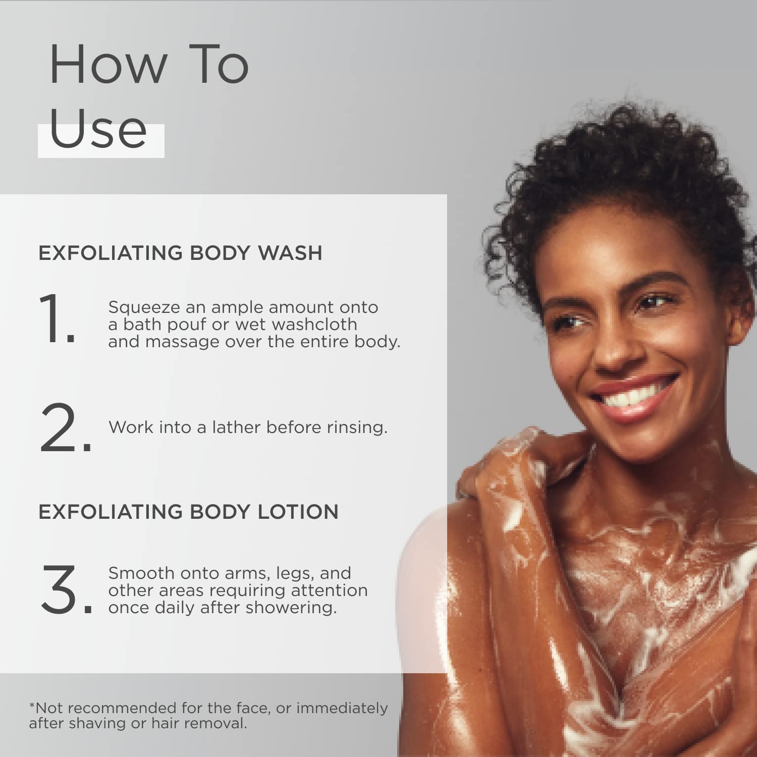 GLYTONE Glycolic Acid Body Wash: textura suave que deja piel más lisa y cómoda.