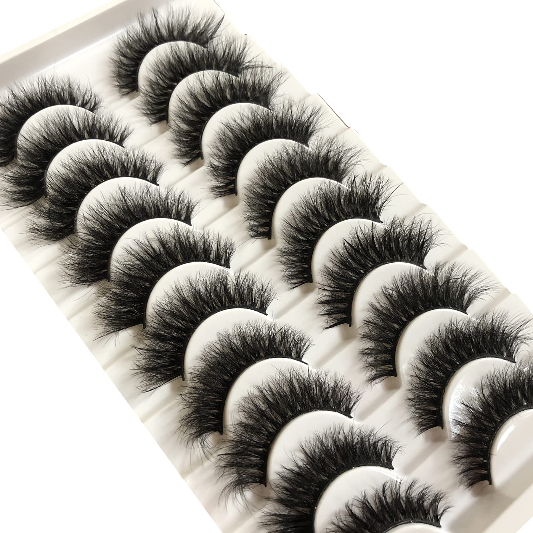 Pestañas Gmagictobo multipack diez pares para looks versátiles.