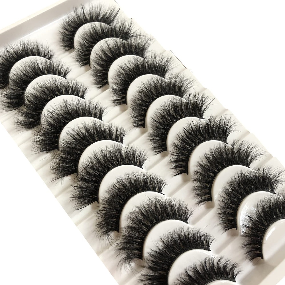 Pestañas Gmagictobo multipack diez pares para looks versátiles.