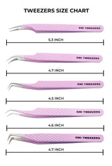 Mango ergonómico de GMI TWEEZERS para uso cómodo.