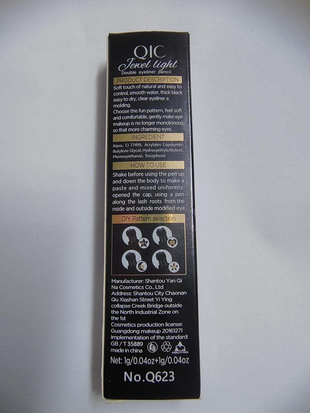 Tono negro intenso de Go Ho, listo para retoques simples.