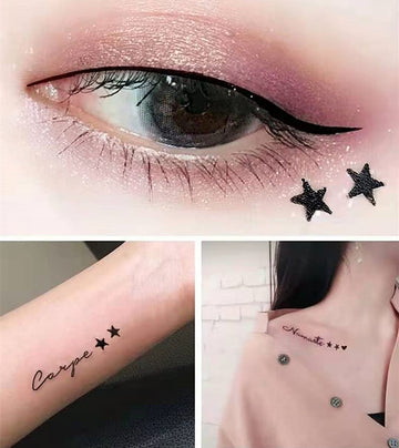 Aplicación fácil con sello de estrella del Go Ho para un look uniforme.