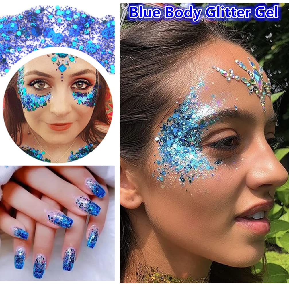 Go Ho brillo Halloween azul, complemento ideal para temáticas azules.