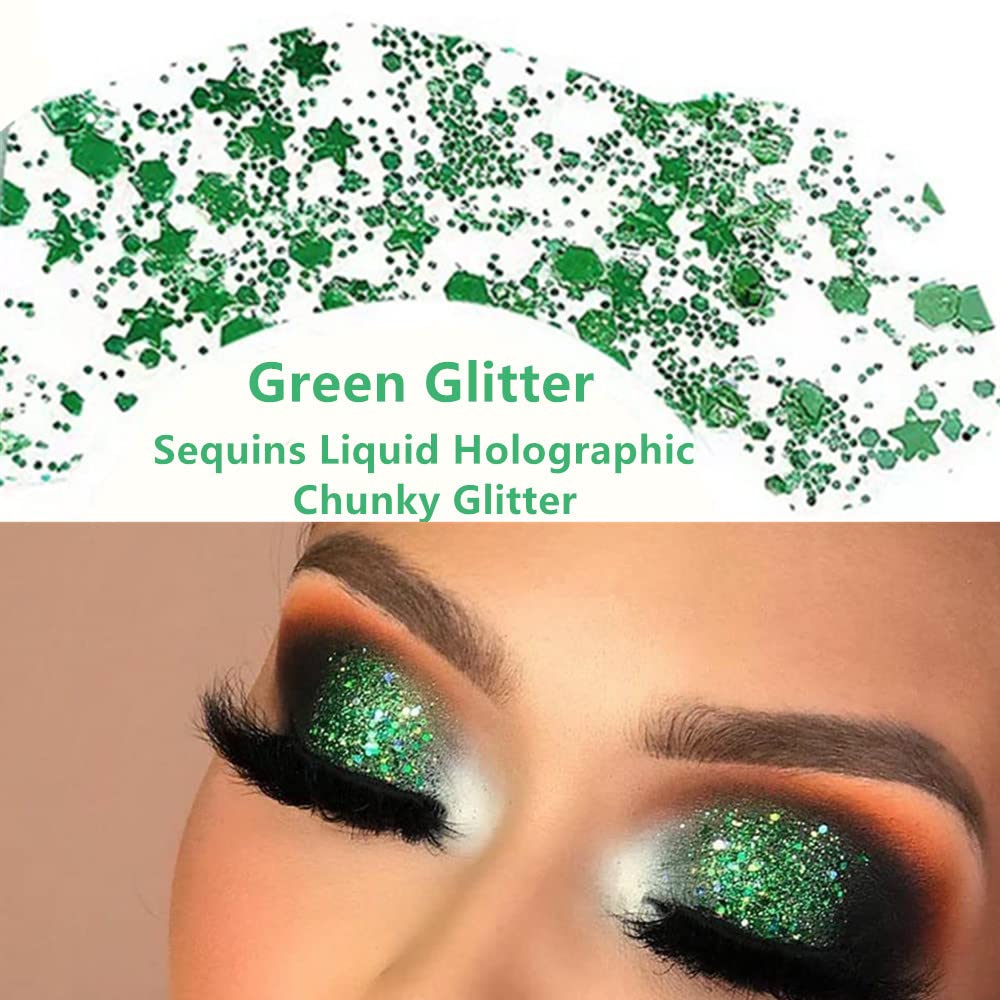 Go Ho Brillo Verde efecto reflejante, perfecto para escenarios nocturnos.