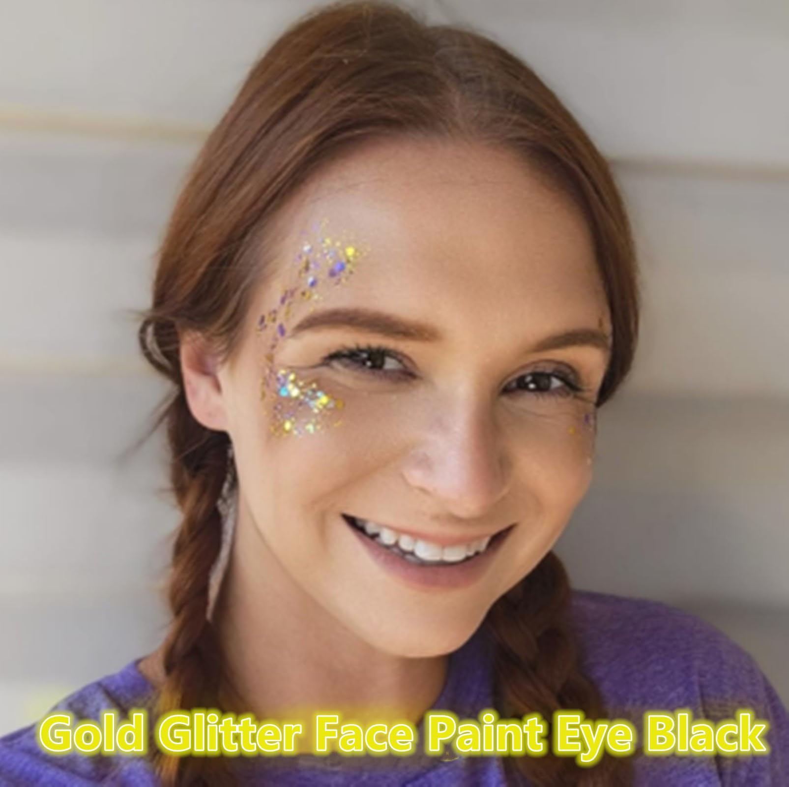 Textura holográfica de Go Ho Glitter ofrece efecto multicolor.